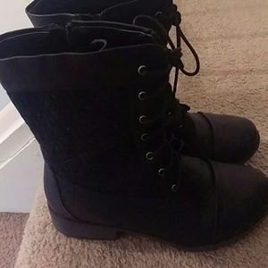 JustFab Nenna combat boots