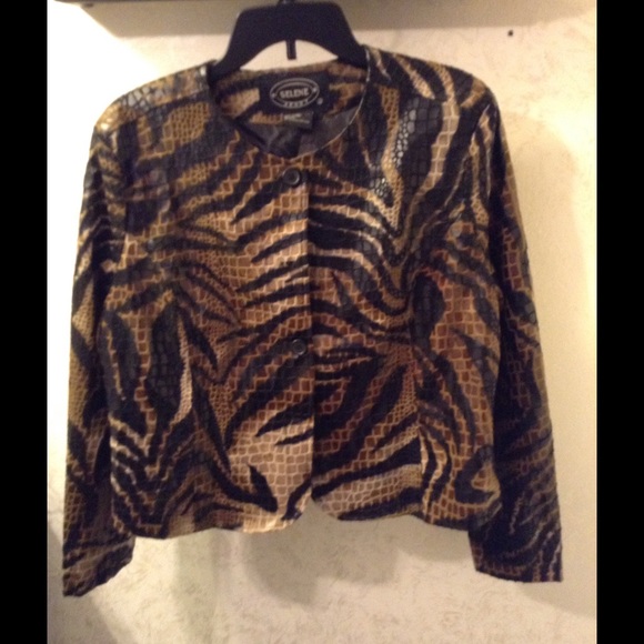 Animal print jacket