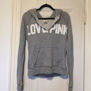 PINK Victoria's Secret Gray Hoodie