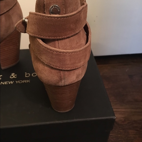 Rag & Bone Harrow Bootie Camel Suede - image 3