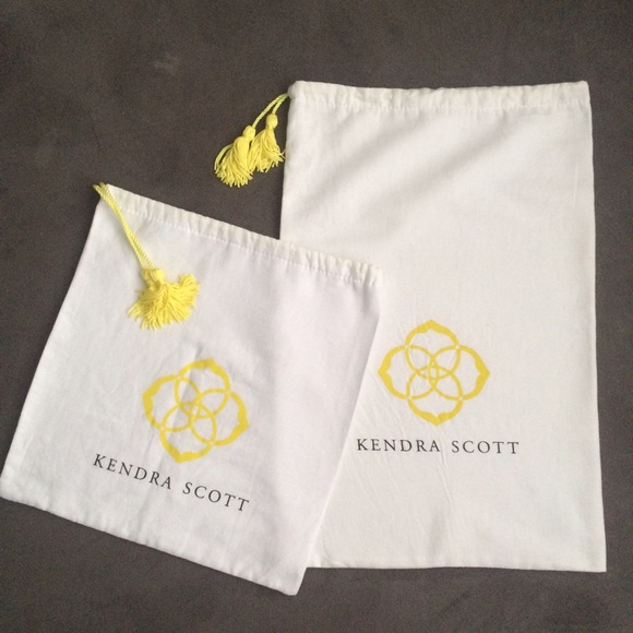Two Kendra Scott dust bags
