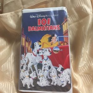 Black Diamond Walt Disney 101 Dalmatians VHS Tape