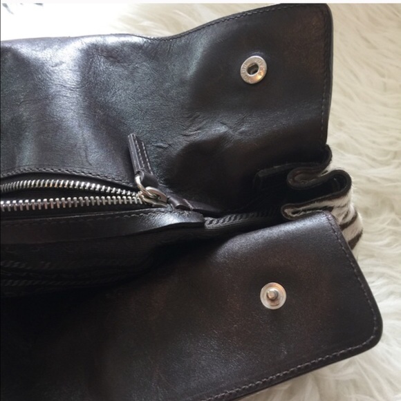 RARE Prada horsehair and leather bag - Picture 2 of 4