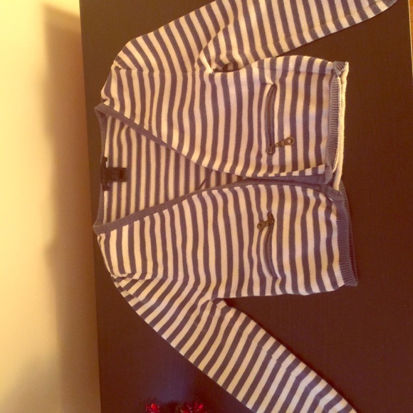 Striped bolero