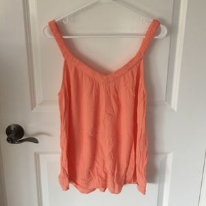 Roxy flowy coral colored top