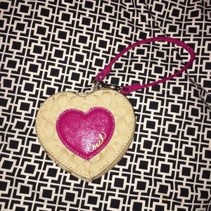 Mini rare "coach" coin wallet/wristlet.