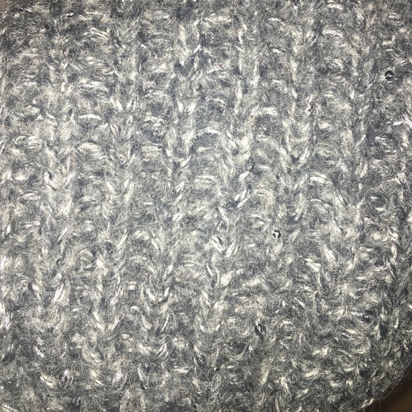 H&M charcoal hat/beanie with sequins - Picture 2 of 4