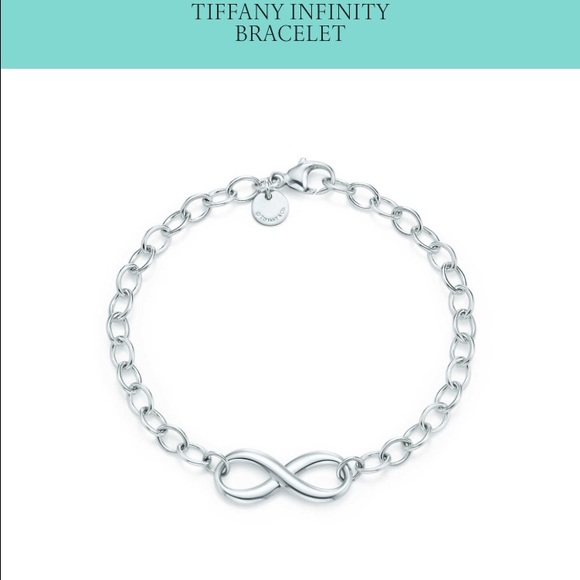 Tiffany infinity sterling silver bracelet