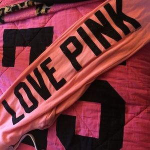Pink sweats