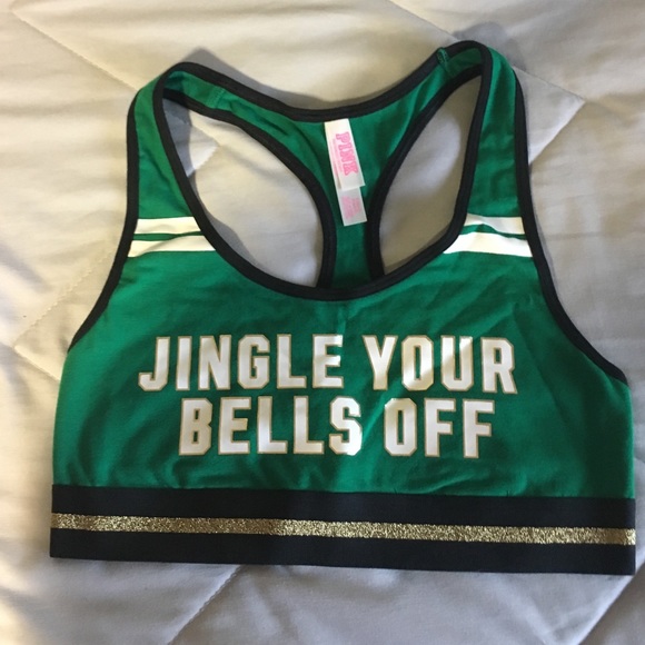 Holiday sports bra