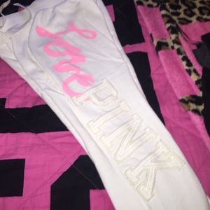 Pink sweats