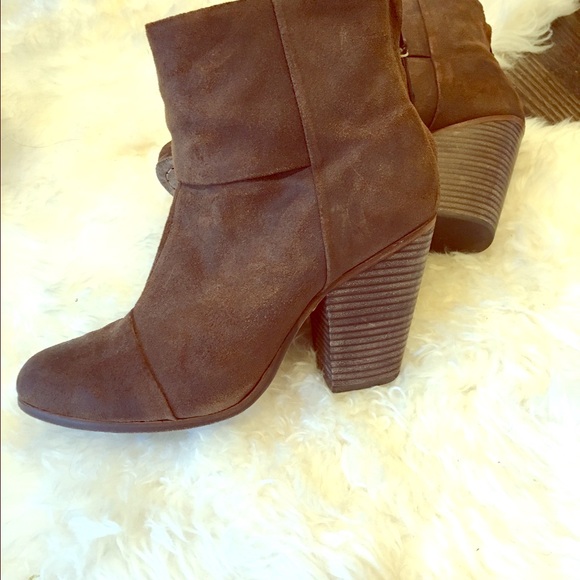 Rag & Bone brown leather Newbury boot
