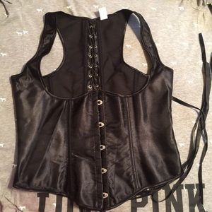 Lace up waist trainer