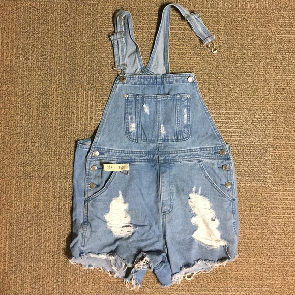Denim overalls