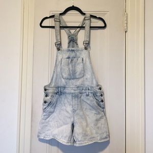 Forever 21 Light Colored Denim Overalls