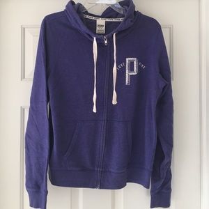 Zip-up PINK sweatshirt