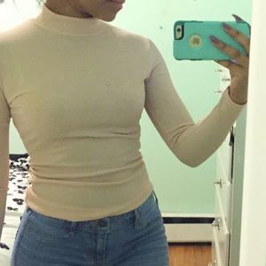 Mock neck long sleeve