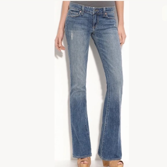 Paige Denim Bell Canyon Low Rise Flare Marina Jean
