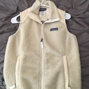 Cream Patagonia vest