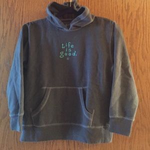 Good kids by Life is Good lined sweatshirt