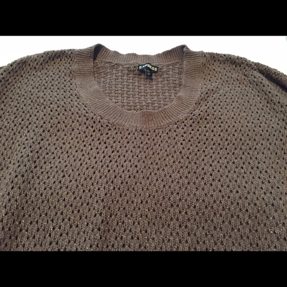 Express Sparkle Slouchy Sweater - Picture 2 of 4