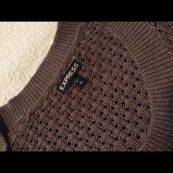 Express Sparkle Slouchy Sweater - Picture 3 of 4