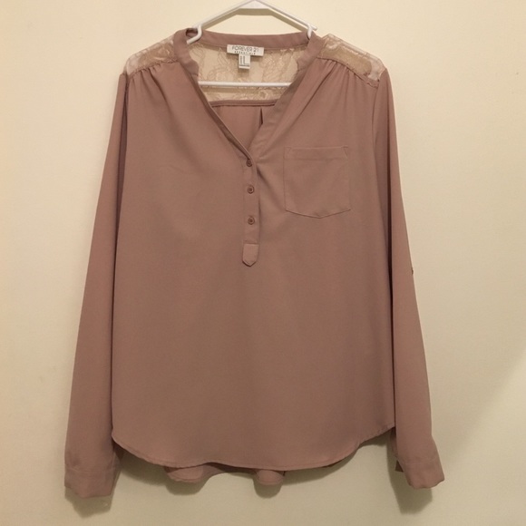 Rose pink Blouse - Forever21 - size Medium