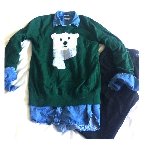 LOFT Polar Bear Sweater