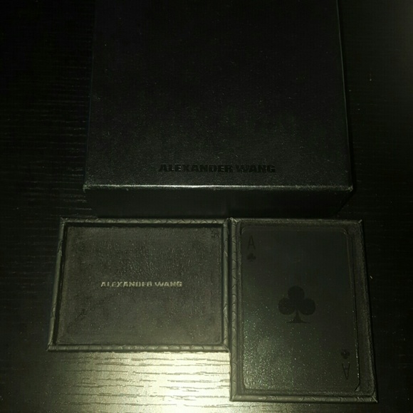 Alexander Wang black playing cards