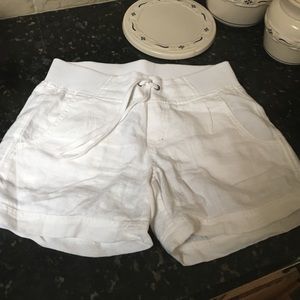 Athleta white shorts
