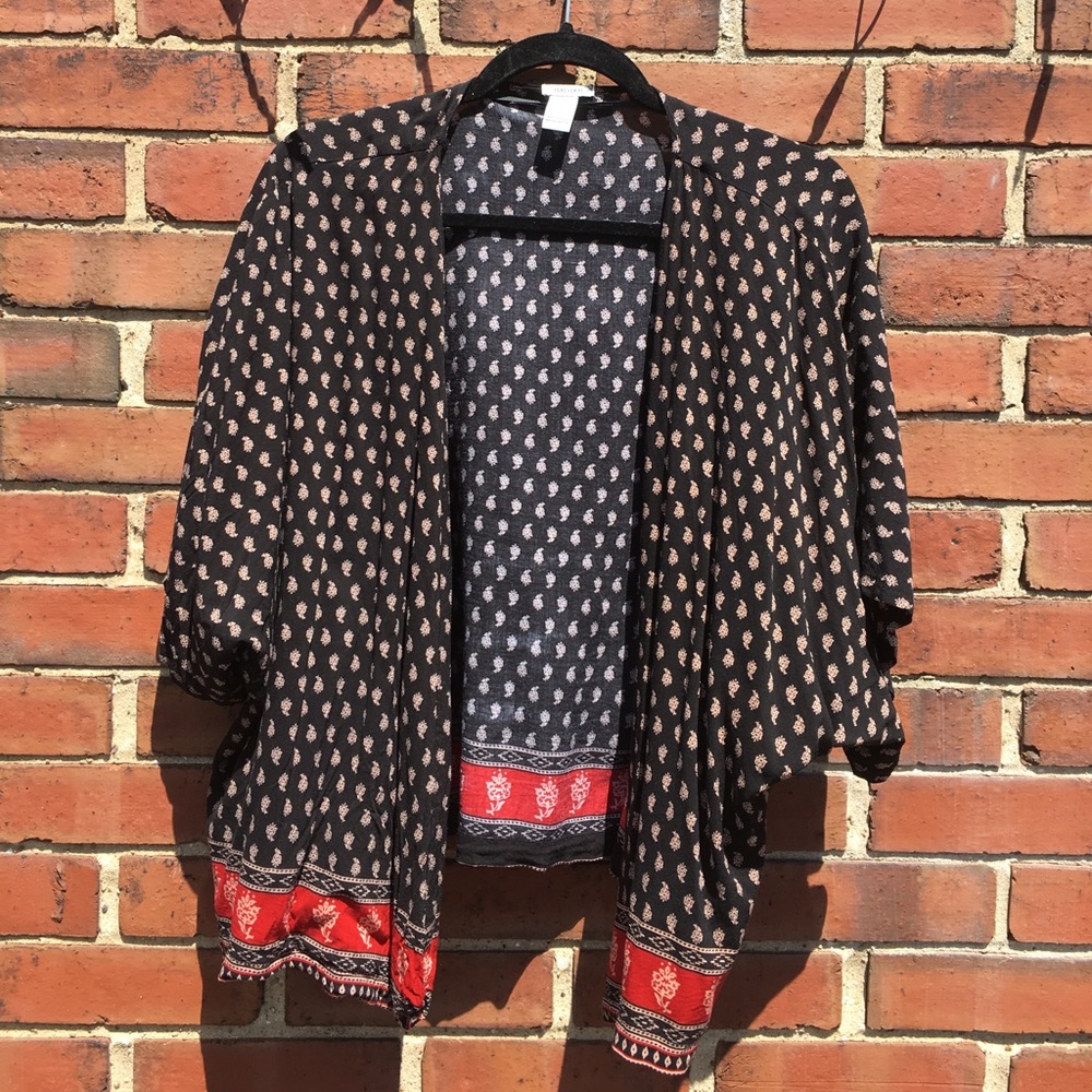 Patterned kimono