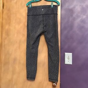 Lululemon High Times Pant Black and Gray