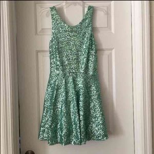 Sequined formal dress