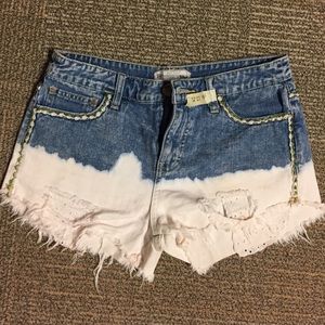Denim shorts