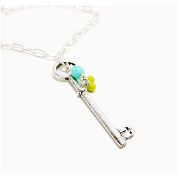 Silver Key Necklace - Picture 2 of 4