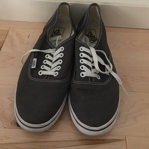NEVER WORN BEFORE Gray Vans kicks