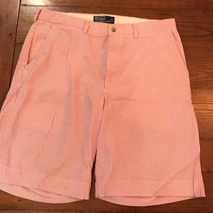 Polo Ralph Lauren Pink and White Shorts