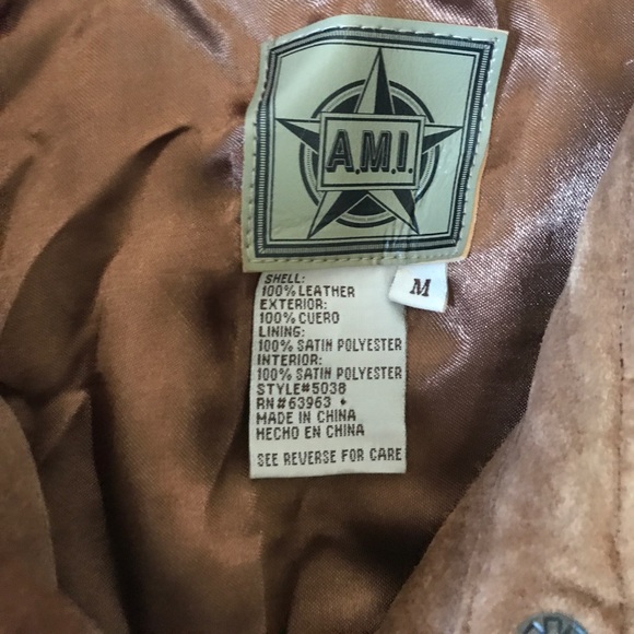 AMI vintage leather jacket - Picture 4 of 6