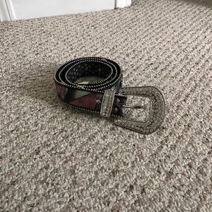 Western Camouflage & Bling Cross Belt