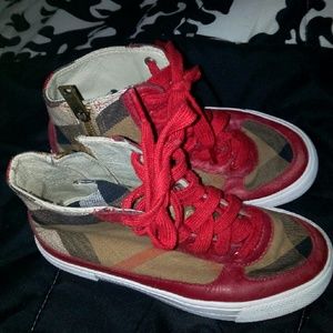 Girls Burberry High Tops