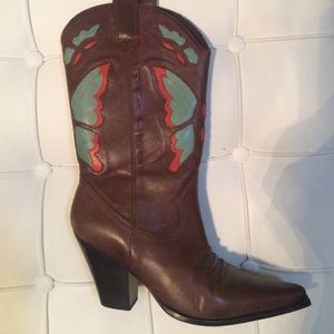Diba butterfly cowboy boot.