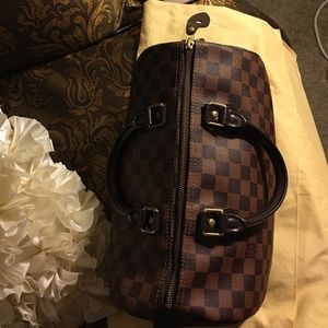 Louis Vuitton Speedy 30 in Damier Ebene