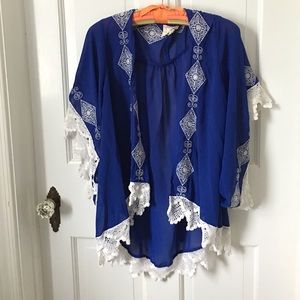 Blue kimono