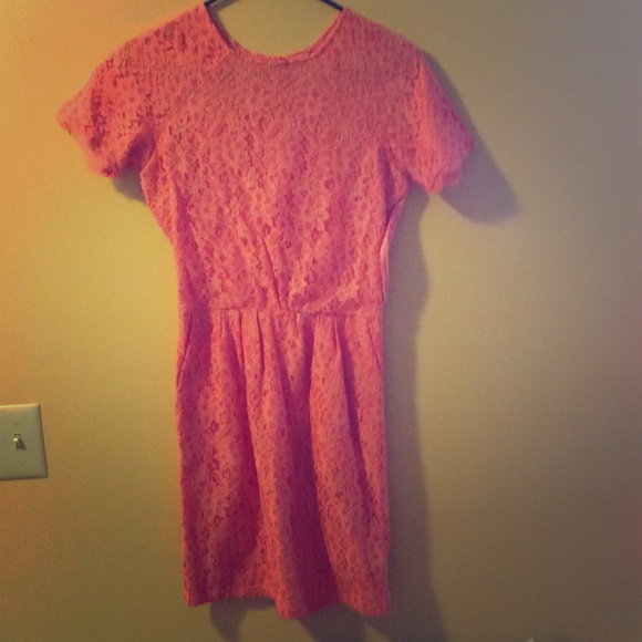 Dolce Vita Pink, lace mini dress - Picture 1 of 4