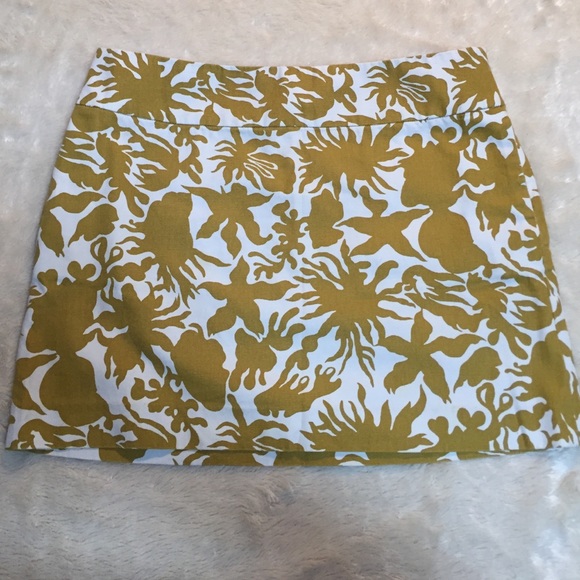 J.Crew patterned skirt