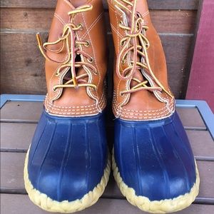 Size 10 Navy Blue L.L. Bean Boots