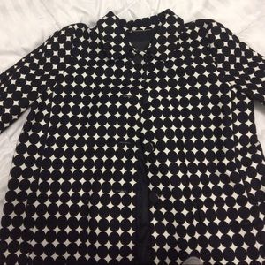 Black and white jacket