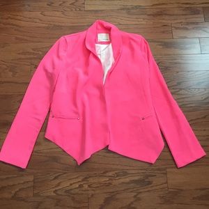 Bright pink blazer