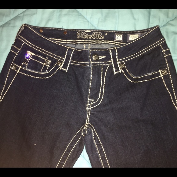 Miss Me Denim - Miss Me Women's Old French Deco Boot Cut Jeans