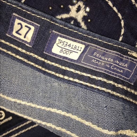 Miss Me Women's Old French Deco Boot Cut Jeans - Picture 4 of 4